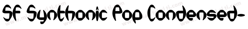 SF Synthonic Pop Condensed字体转换